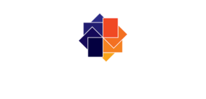 Westplex logo with white logotype and colours